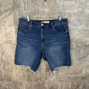 Levi's high-rise bermuda shorts women size 16